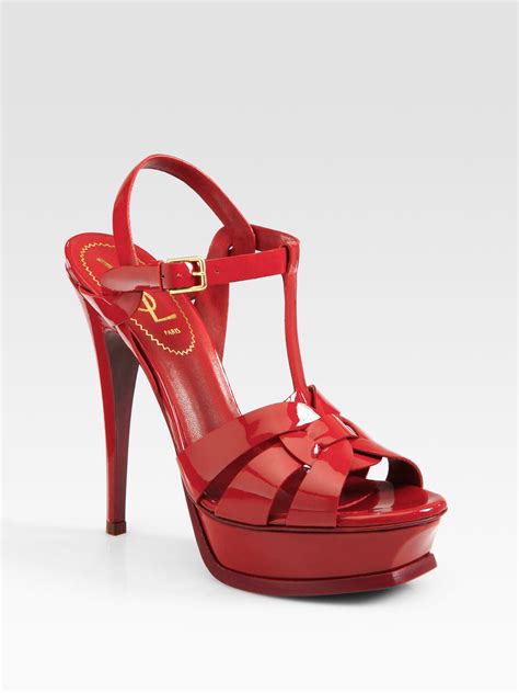 ysl red sandals|ysl sandals on sale.